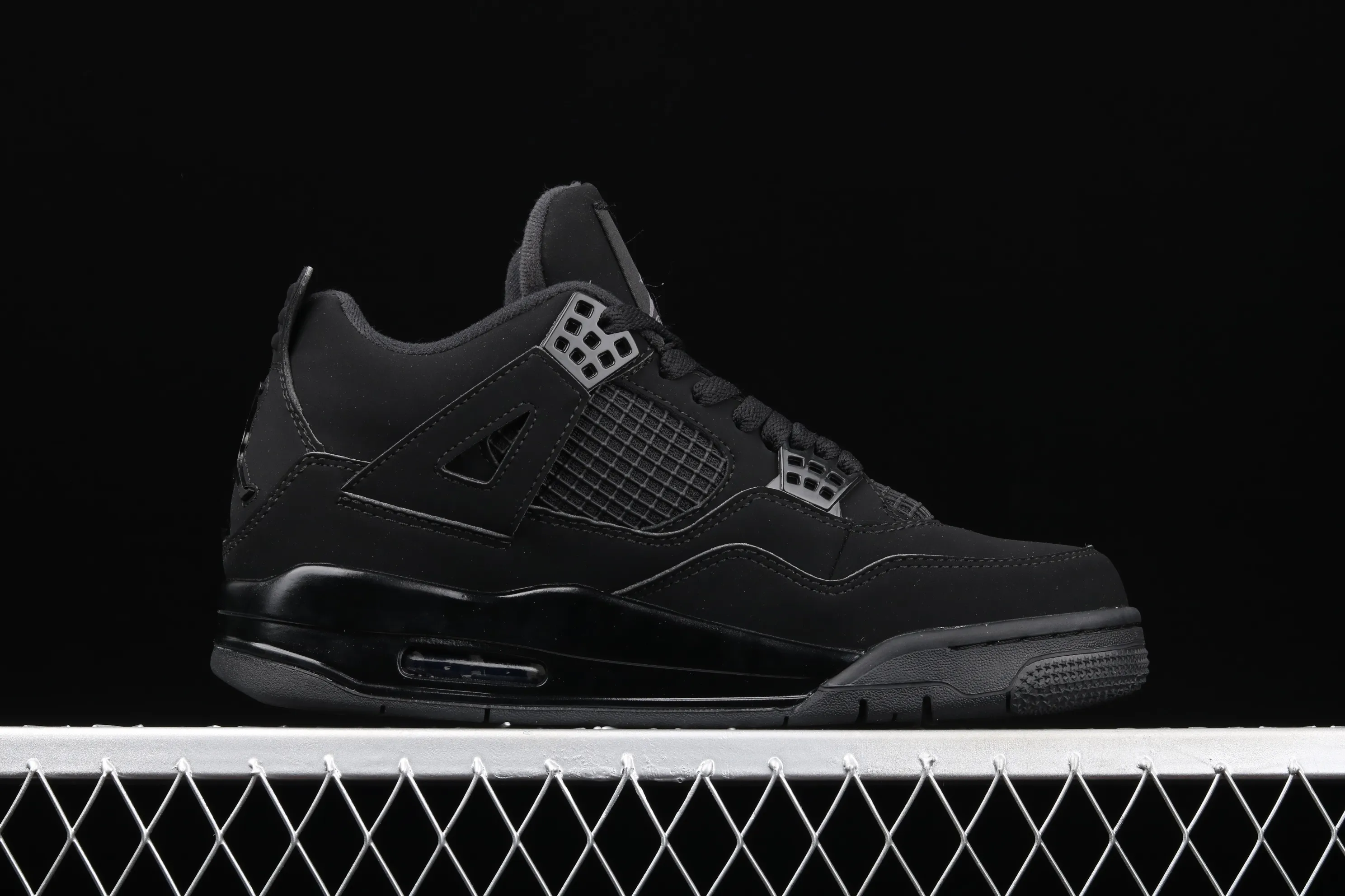All Categories Air Jordan Jordan Series Basketball Shoes Air Jordan 4 Pure Original Air Jordan 4 "Black Cat" AJ4 Joe 4 Black Cat First Layer Authentic Standard CU1110-010